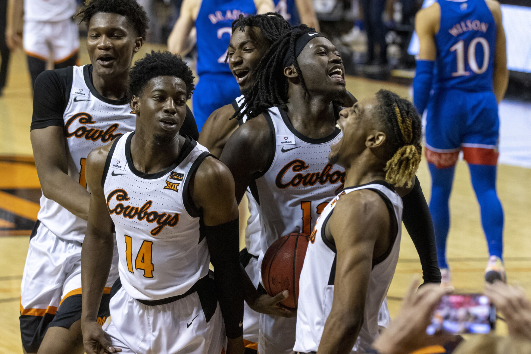 Kansas Oklahoma St Basketball